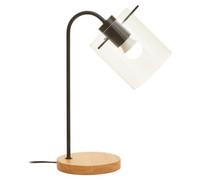 Curved Table Lamp, Easy to Assemble Bed Table Lamp, Easy to Use Living Room Table Lamp Premier Housewares Black One Size