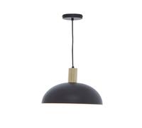 Premier Housewares Leni Black and White Pendant Light