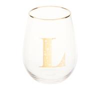 Premier Housewares Letter L Stemless Wine Glass