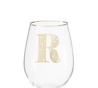 Premier Housewares Letter R Stemless Wine Glass
