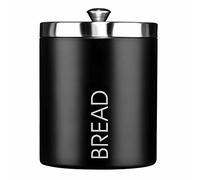 Liberty Purple Enamel Bread Bin With Bread Label Countertop Storage Canister Tin