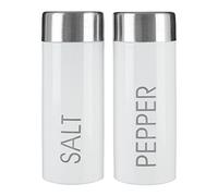 Premier Housewares Liberty Salt and Pepper Set - White