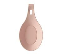 Orsina Luxe Light Green Silicone Spoon Rest, Heat-Resistant Spoon Holder, Non-Stick Spoon Rest With Hanging Loop in Pink Orsina Pink