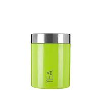 Premier Housewares Lime Green Enamel Tea Canister, Enamel
