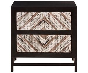 Premier Housewares Lombok 2 Drawer Cabinet
