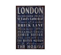 Premier Housewares London Wall Plaque