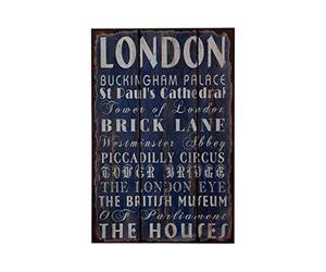 Premier Housewares London Wall Plaque