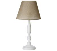 Premier Housewares Maine Round Base Table Lamp with EU Plug