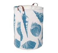 Premier Housewares Maison By Premier Echo Blue And White Laundry Bag