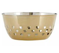 Premier Housewares Maison By Premier Hearts Design Gold Bowl