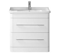 Premier Housewares Maison By Premier Savannah Wht Hi Gloss Undr, Delivered Fully Assmbled