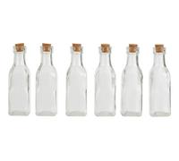 Premier Housewares Maison By Premier Tromso 6Pcs Small Glass Bottles