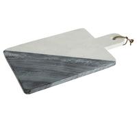 Premier Housewares Marble Chopping Board, Cutting, White/Grey - 39 cm
