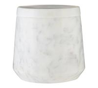 Premier Housewares Marble Cotton Jar - Off White