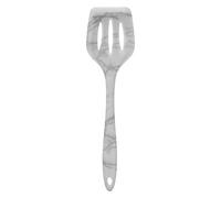 Premier Housewares Marble Effect Silicone Slotted Turner White, Heat-Resistant with Tapered Handle Spatulas & Turners 29 x 8 x 4