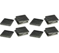 Premier Housewares Marble Square Coasters, Grey, Set of 4 (Pack of 4)