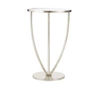 Premier Housewares Marcia Silver Finish Side Table
