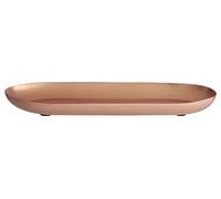 Premier Housewares Matte Copper Finish Madison Shine Tray, Copper, 2 x 25 x 13 cm