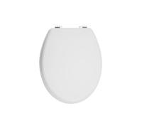 Premier Housewares Matte White Toilet Seat Sleek and Durable Bathroom Upgrade Sleek and Stylish Build to Last Universal Upgrade Your Bathroom Seat Easy-Lift Lid 47x6x37