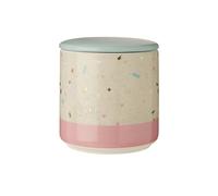 Premier Housewares Medium Glitter Terrazzo Canister Pink Premier Housewares Multicolor
