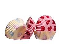 Premier Housewares Mini Cupcake Cases/ Made From Robust Greaseproof Paper/ Two Assorted Designs/ Decorative/ Unique Muffin Cases - 60 Pieces
