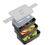 Premier Housewares Organized Bento Kids, Ecofriendly Lunch Box, Lunch Box with Compartments