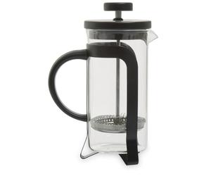 Premier Housewares Modern Matte Black Cafetiere 350Ml | Advanced Filtration System Small Cafetiere For Kitchen | Comfortable Grip Stainless Steel Coffee Cafetiere For Breakfast