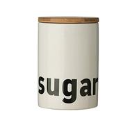 Premier Housewares Mono Sugar Canister - White