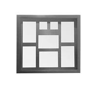 Premier Housewares Silver 8 Photo Multi Photo Frame