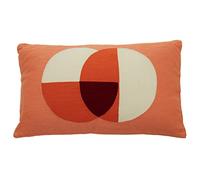 Premier Housewares Multicolour Rectangular Cushion, Unique Textile, Sofa Cushions, Geometric Pattern, Contemporary Accent Piece, Vibrant Colors, Retro Vibe, W50 x D5 x H30cm