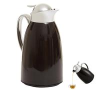 Premier Housewares Multipurpose Use Black Vacuum Jug | Durable Thermos Jug For Breakfast | Stylish Design Vacuum Thermos Jug For Dining Table | Ergonomic Handle Jug For Hot Drinks