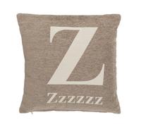 Premier Housewares Natural '*Zzzzzz*' Words Cushion