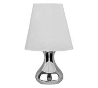 Premier Housewares Nell White Fabric Shade Table Lamp