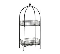 Premier Housewares New York Loft Black 2 Tier Stand, Delivered Fully Assembled Premier Housewares Black