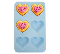 Zing Pastel Heart Shape Cake Mould Premier Housewares Blue One Size