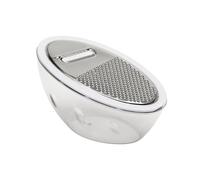 Premier Housewares Oval Grater with Collection Compartment - White