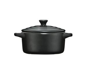 Premier Housewares OvenLove Casserole Dish with Lid - 10 cm, Black