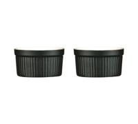 Premier Housewares OvenLove Ramekins - Matt Black, Set of 2