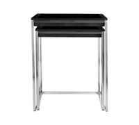 Premier Housewares Pacific Faux Shark Skin Nest of 2 Tables