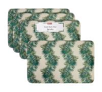 Premier Housewares Palm Leaf Bath Mat | Non Slip Bath Mat for Home | Rectangle Polyester Doormat with Soft Surface | Highly Absorbent & Anti Slip Mat for Kitchen, Door, Bathroom