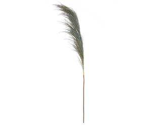 Premier Housewares Pampas Fake Plant Grass Blue Stem Elegant Artificial Grass For Home Office Decor Flower Vase, Washable and Eco-Friendly Flower Garland, 15x117x15cm