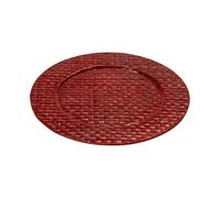 Premier Housewares Pandanus Red Charger Plate