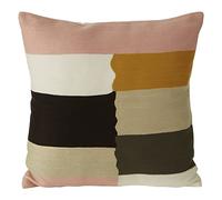 Premier Housewares Patch Design Cushion, Unique Textile, Sofa Cushions, Versatile, Contemporary Accent Piece, Vibrant Colors, Soft Fabric, W45 x D45 x H3cm