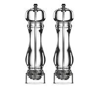 Premier Housewares Pepper Mills Grinders Set of 2 Pepper Grinder Pepper Mill Acrylic Mill Grinder Black Pepper Mill Pepper Grinder Refillable