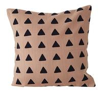 Premier Housewares Pink Cushion, Unique Textile, Sofa Cushions, Versatile, Contemporary Accent Piece, Vibrant Colors, Soft Fabric, W45 x D45 x H3cm