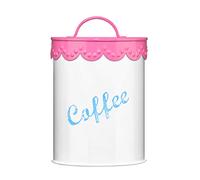 Premier Housewares Pink Lace Coffee Canister