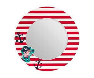 Premier Housewares Pirate Mirror, Red