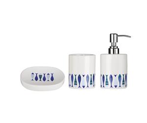 Premier housewares Pisces 3pc Bathroom Set