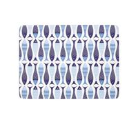 Premier Housewares 1203686 Pisces Placemats, Cork, Blue, 29 x 0.69 x 22 cm