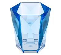 Premier Housewares Plastic Tumblers Blue Tumbler Glasses For Bathroom Acrylic Glasses For Storage Glasses Set Durable Tumblers 10 x 10 x 10